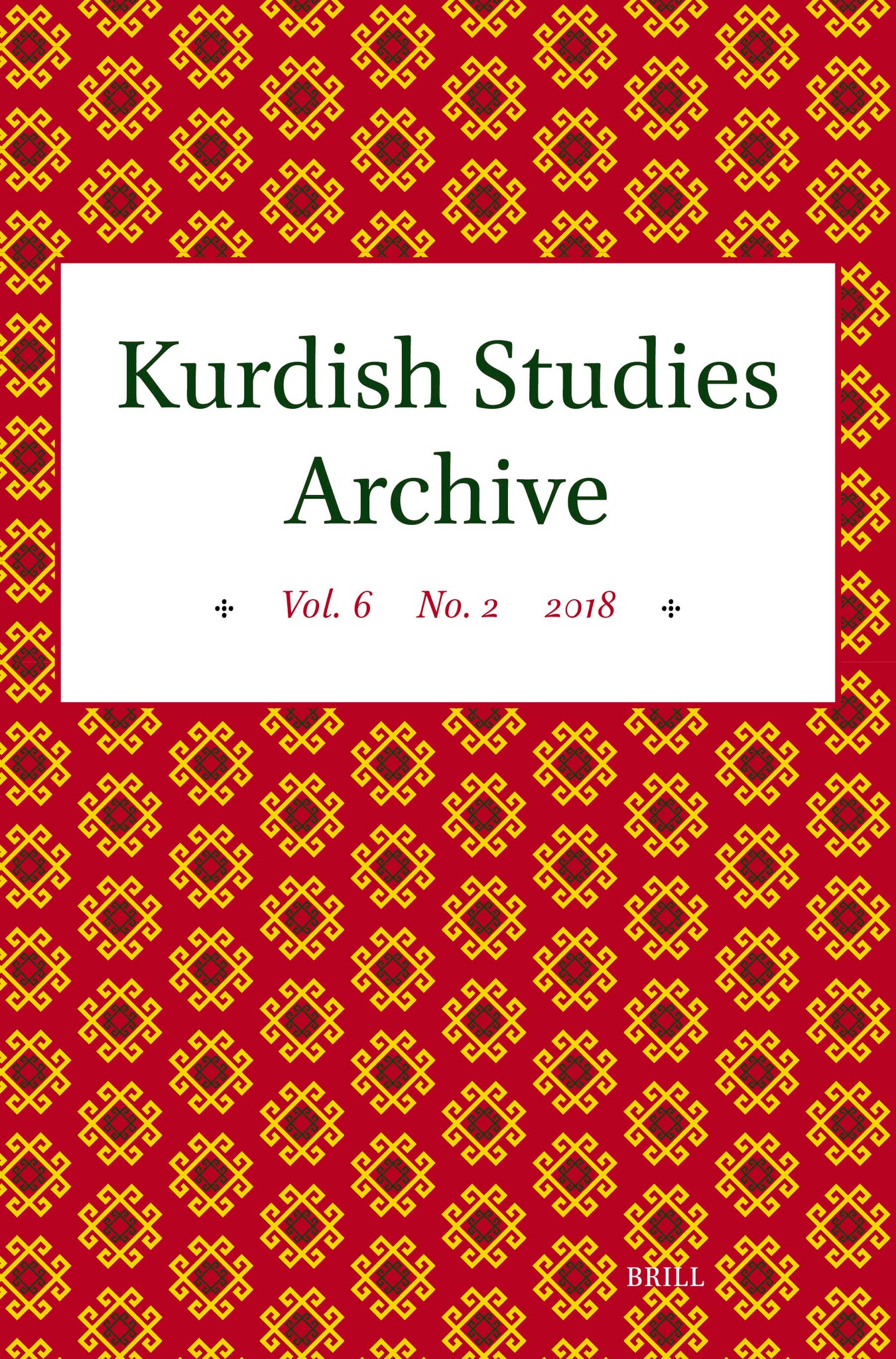 Cover image for Kurdish Studies Archive ISBN 9789004708457